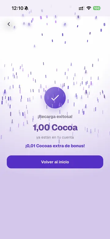 Cocoa cashback